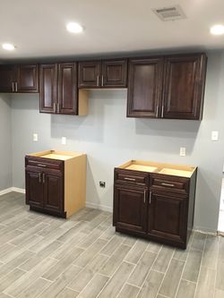 Kitchen cabinets