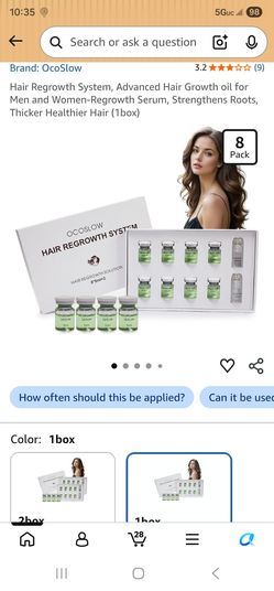 OcoSlow Hair Regrowth Serum System 8-Pack