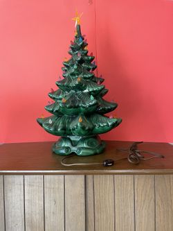 Antique Ceramic Christmas Tree 