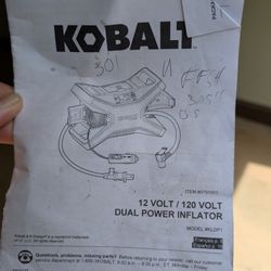 Kobalt Dual Power Inflator