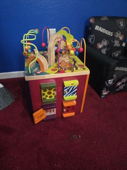 Wooden Activity Cube For Kids