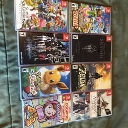 Switch V2 W/ Case And Games