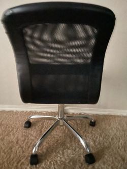 Black Mesh Office Chair,  Sturdy & Comfortable