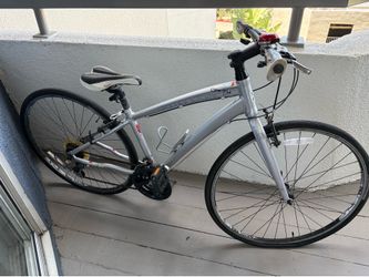 Silver bike