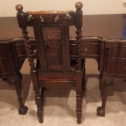 Antique Desk And Chair. Purchased In A Gallery.