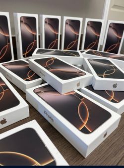 iPhone 16 Pro Max 256GB Factory Unlocked - Brand New Sealed 1 Year Warranty 