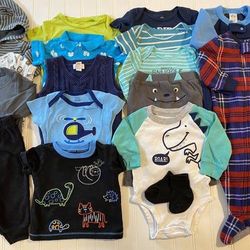 Baby Boys 3-6 Months and 6 Months Winter Clothes Outfits Lot