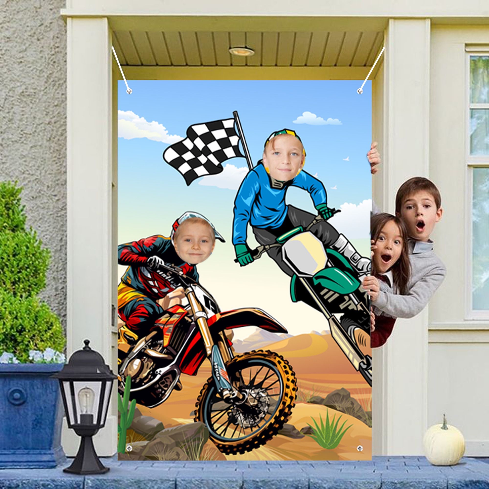 1pcs Dirt Bike Photography Background (New, Unopened)