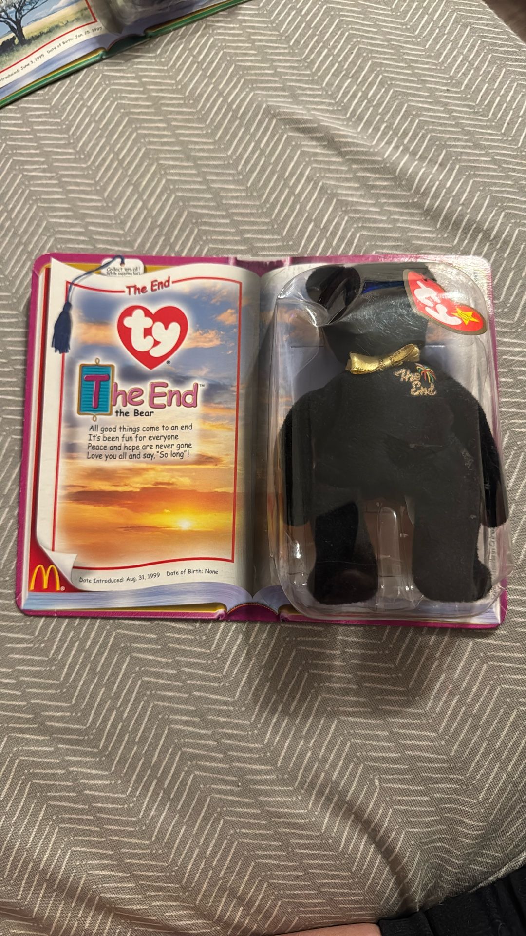 TEENIE BEANIE original McDonald’s Toy (1999 The End)
