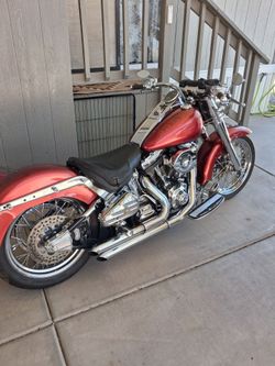 Custom Harley fatboy