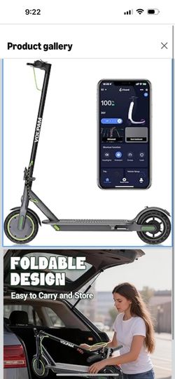 Adult Electric Scooter, Max Speed 19/21MPH, Up to 28/21/19/15/12 Miles Range, 500W/350WMotor Adult E-Scooter, Foldable Scooter with Dual Braking, Smar
