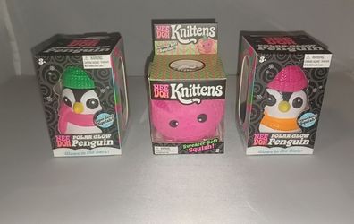 Authentic Knitten & Glow Penguin