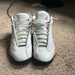 Jordan 13s Yellow & White