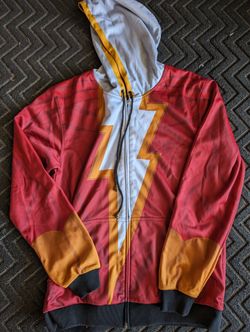 DC Shazam! Zip Up Hoodie | Medium