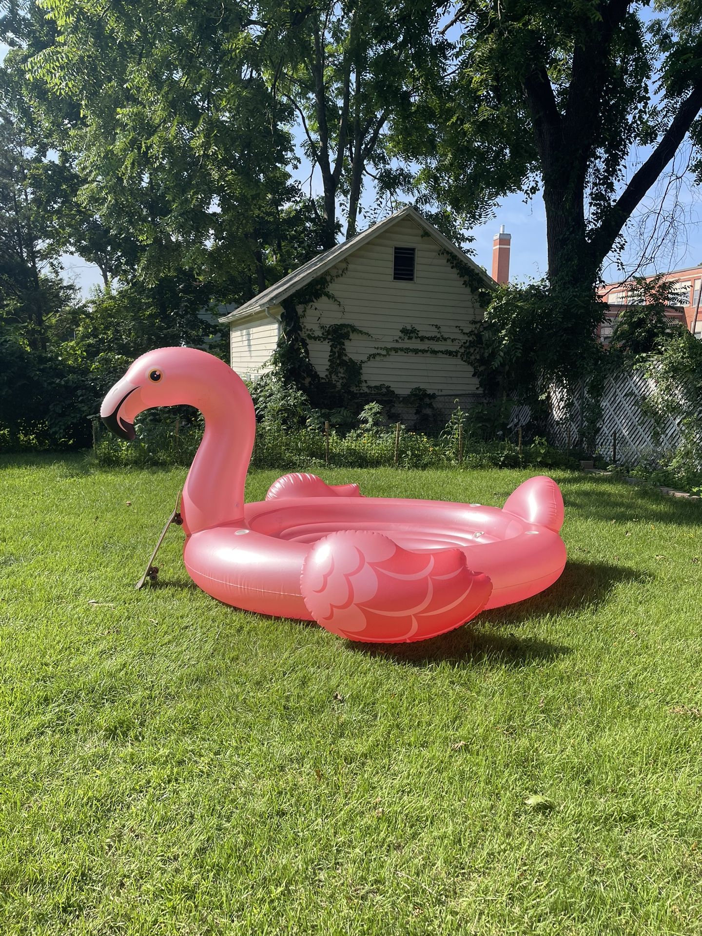Intex Giant Inflatable Flamingo Party Island Ride On Swimming Pool