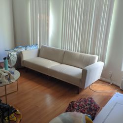 Beige Futon, Couch/sofa