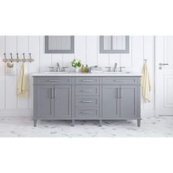 Modern Bathroom Vanity with Sink – Stylish Storage Cabinet