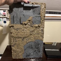 Mega Bloks HALO BATTLESCAPE with top plate (Desert)