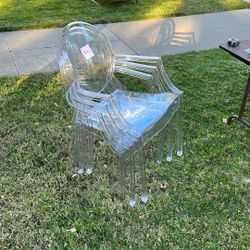Contemporary Acrylic Bistro Chairs