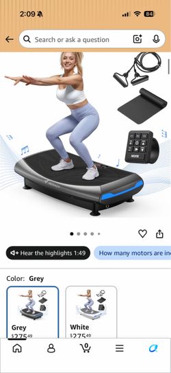 Large exercise vibration plate