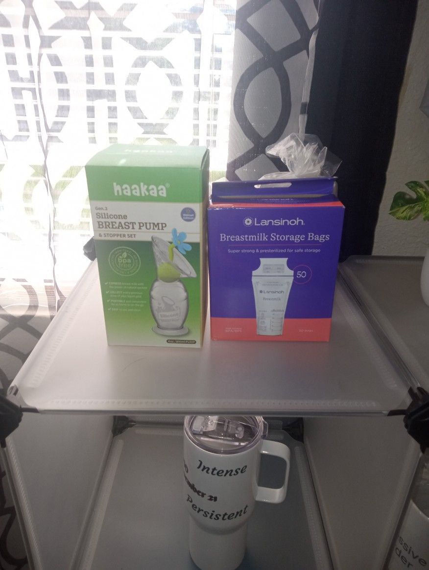 Silicon Breast Pump & Breastmilk Storage Bags