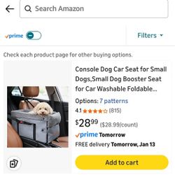 Small Dog Car Seat