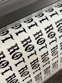 Custom printed stickers