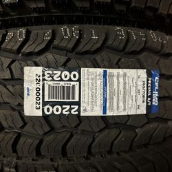 Celimo Prevail AT Tires 265-70-16 New 