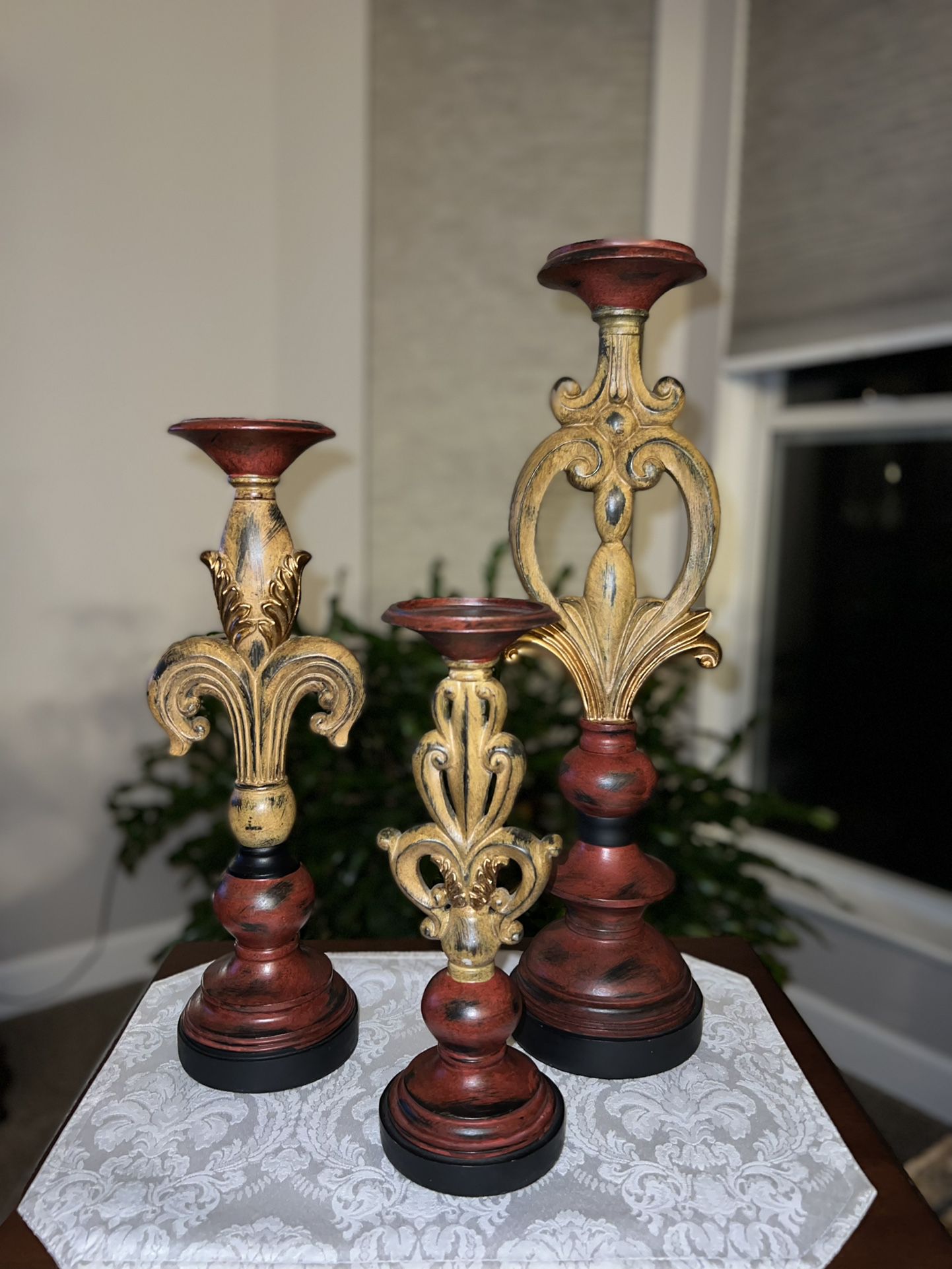 Three Beautiful Candle Holders 