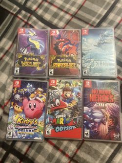 Nintendo Switch Cases *NO GAME* 7 Dollar Each