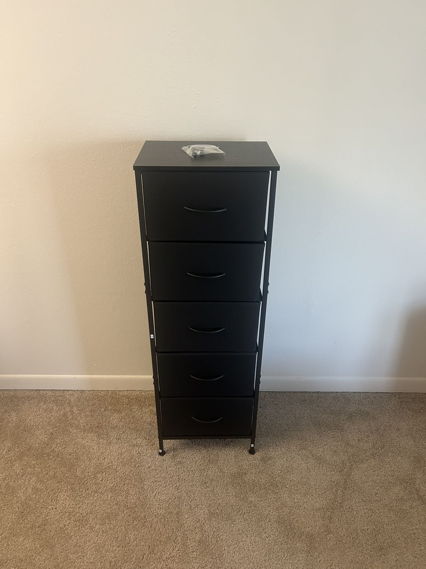 48" Tall Dresser with 5 Storage Drawers (read the description)