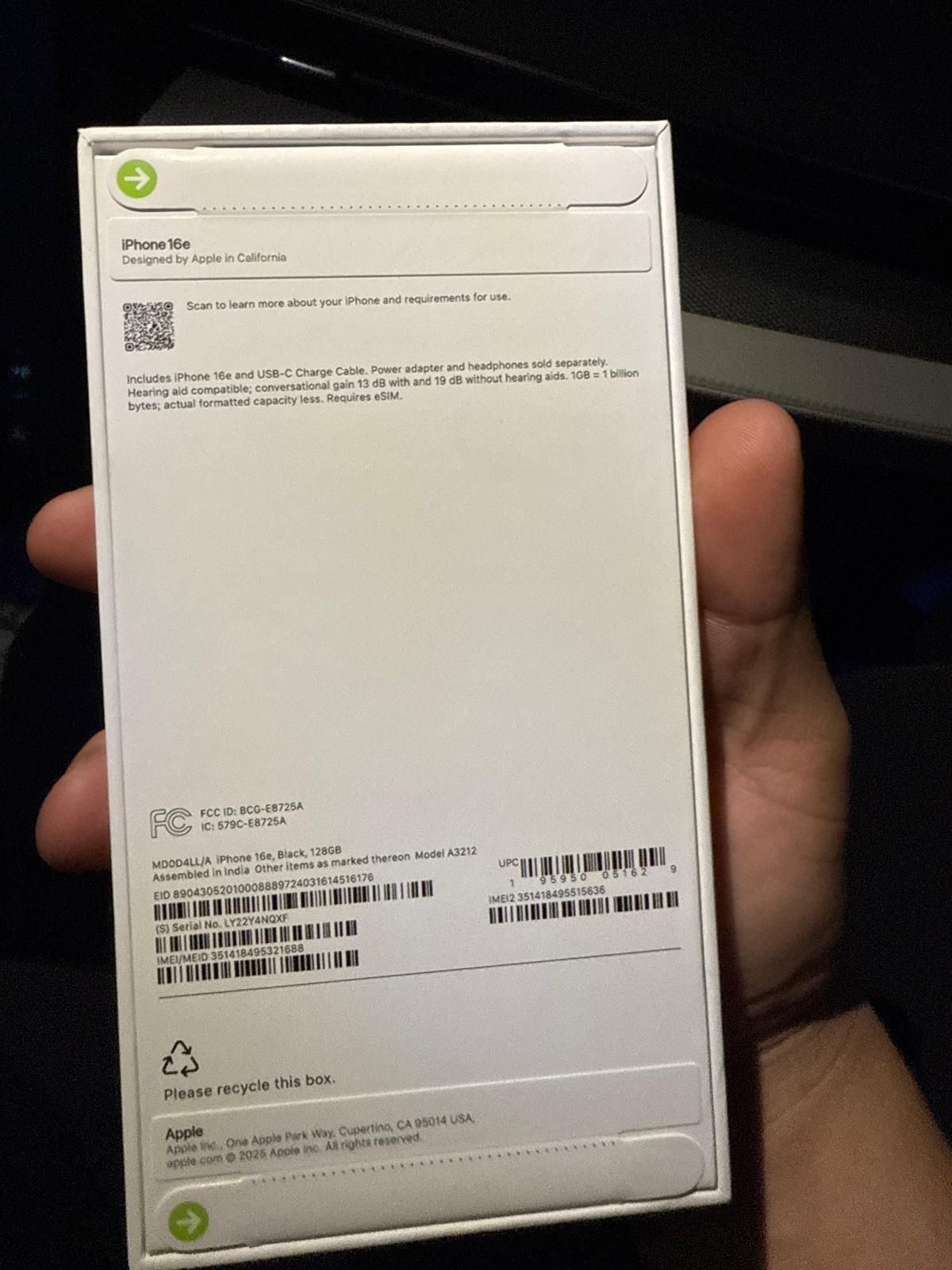 iPhone 16e 128GB