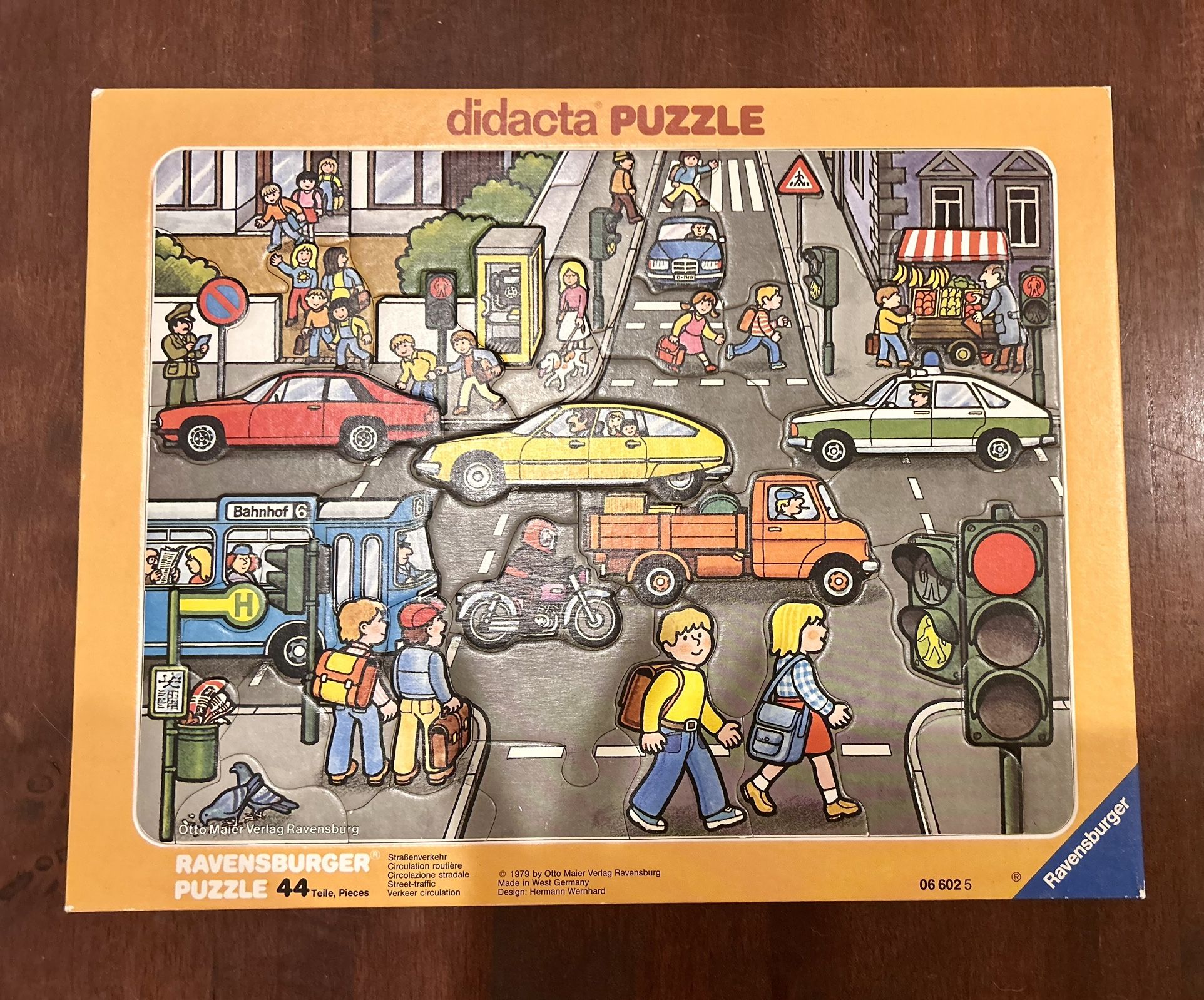 Ravensburger Didacta Puzzle "Straßenverkehr" (Street Traffic)