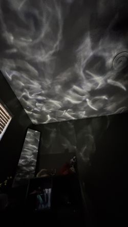 Aesthetic LED RGB Water Ripple Rotating Light