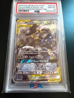 Pokémon Lucario & Melmetal GX SM192 PSA 10