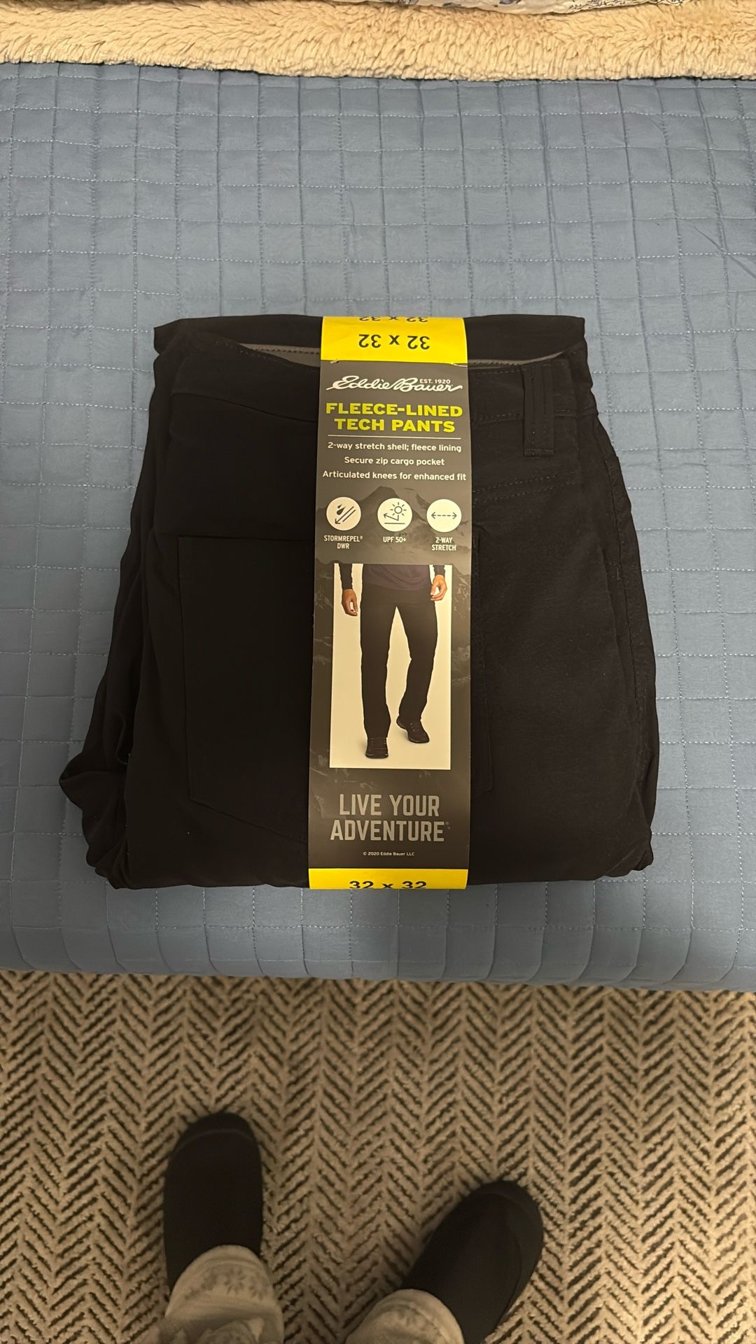 New Eddie Bauer Fleece Lines Men’s Pants 32x32