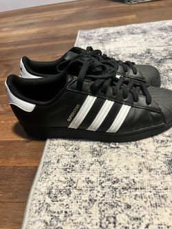 Black Superstar Adidas Men’s Size 9.5 