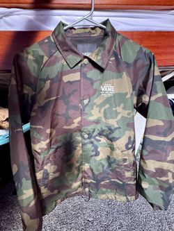 Vans Camouflage Boys Jacket Size M