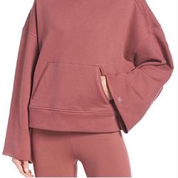 Alo Yoga Low Key Wide Sleeve Hoodie Women’s Size Small