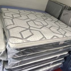 King Size Mattress 14” Inches Pillow Top Of High Quality Also Available in Twin-Full-Queen and Cali-King Same Day Delivery