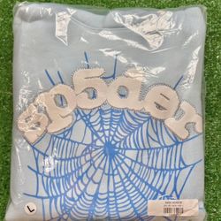 Baby Blue Spider Hoodie XL
