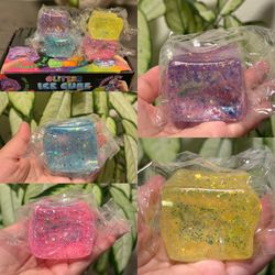 Glitter cubes Squishies