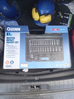 61pcs master impact socket set 3/8