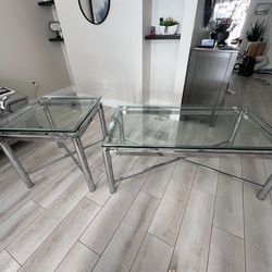 Glass living room tables selling in wellington