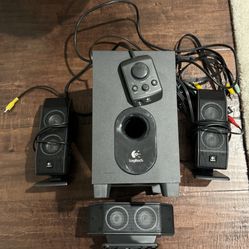 Logitech X-540 Surround Sound Computer Speaker System 