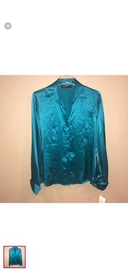 Jones New York Collection silk blouse size 10