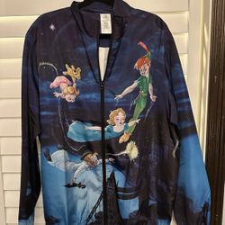 NEW Men’s Disney Store Peter Pan Windbreaker Jacket Size L