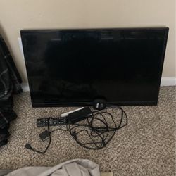 45 Inch Tv With Fire Stick And Remote 