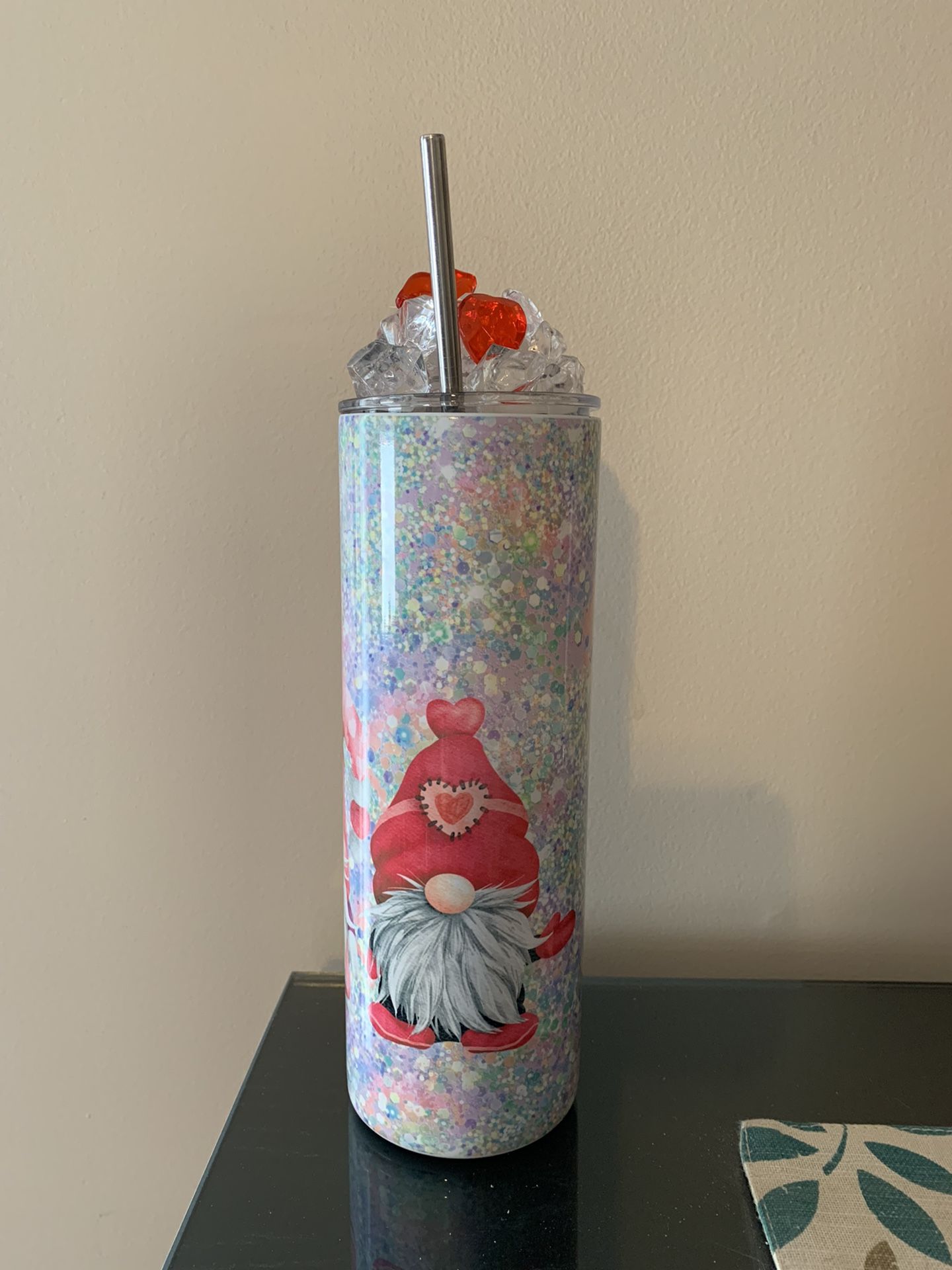 Valentines Stainless Steel Gnome Tumbler