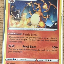 Pokemon Charizard Card
